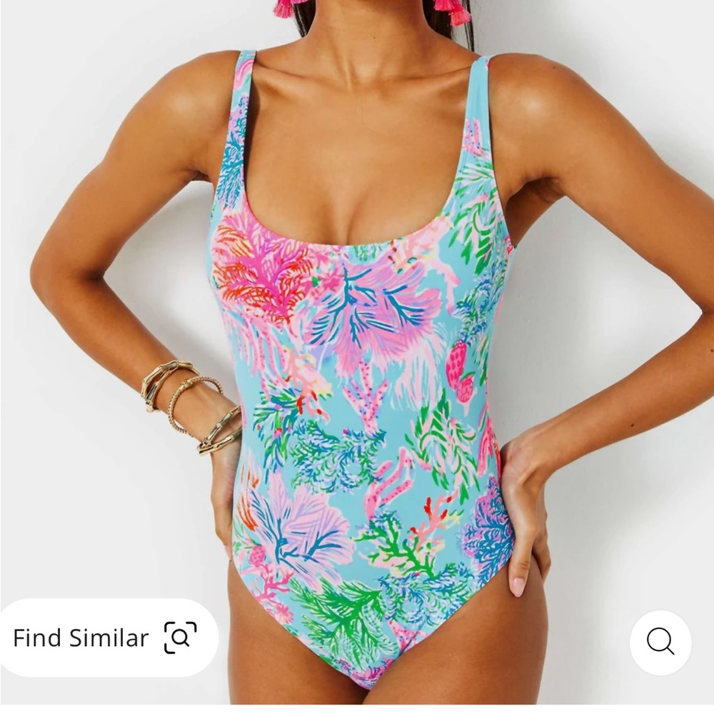 LILLY PULITZER  CELESTIAL BLUE
Brin One Piece In Cay To My Heart
